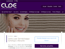 Tablet Screenshot of dermatologie-esthetique-marseille.com